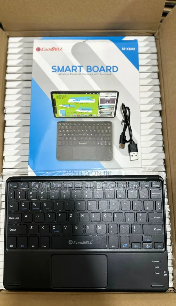 Coolbell Rechargeable Bluetooth Wireless Keyboard for Tablets Laptops