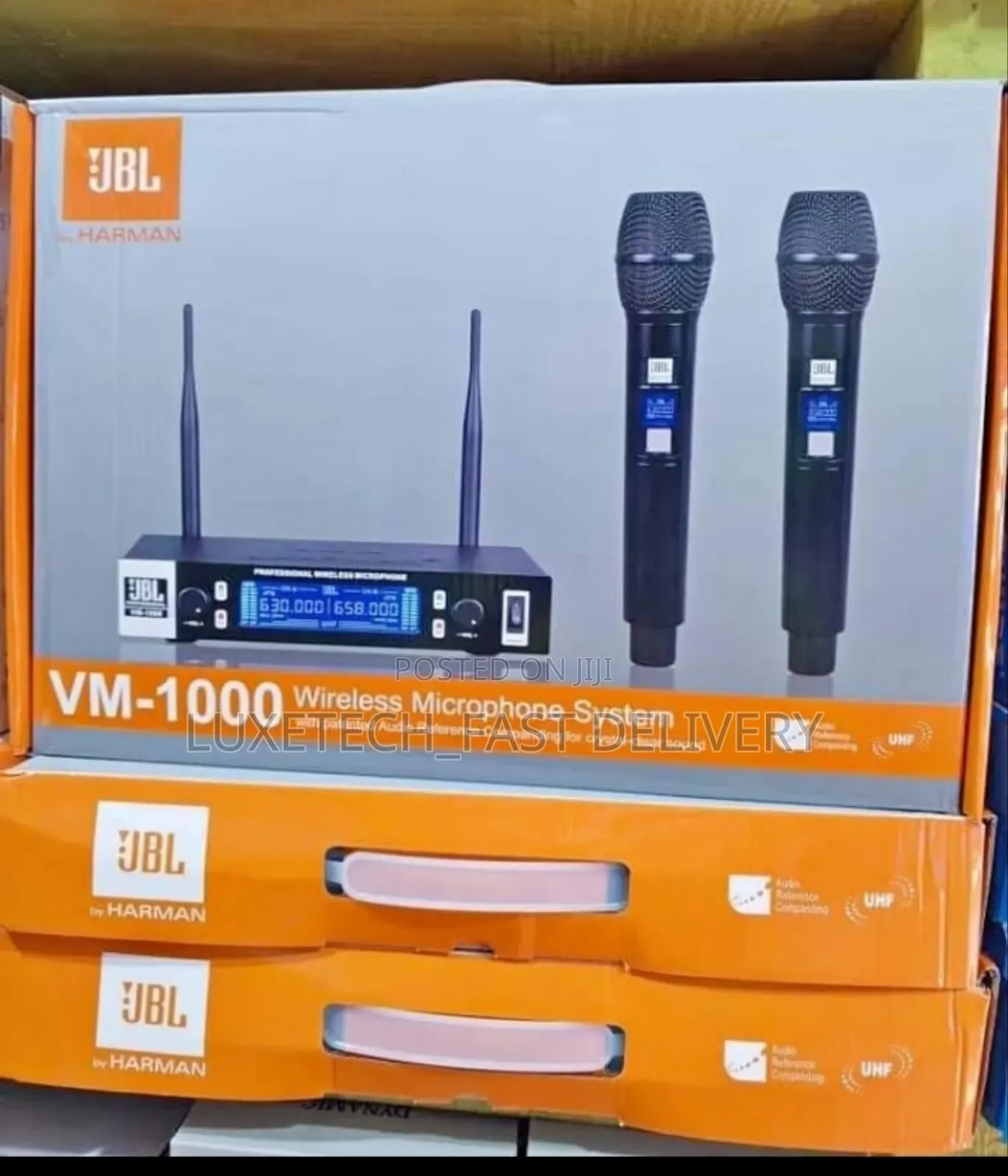 JBL Vm-1000 Professional Dual Wireless Microphones