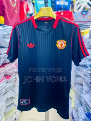 Manchester United Jersey Adidas Black