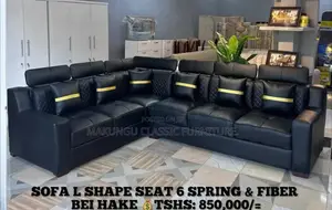 Sofa L Shaped Seat 6 Spring Na Fibres