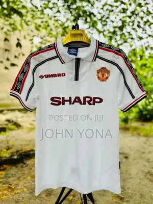 Manchester United Jersey 1998/99 Sharp White