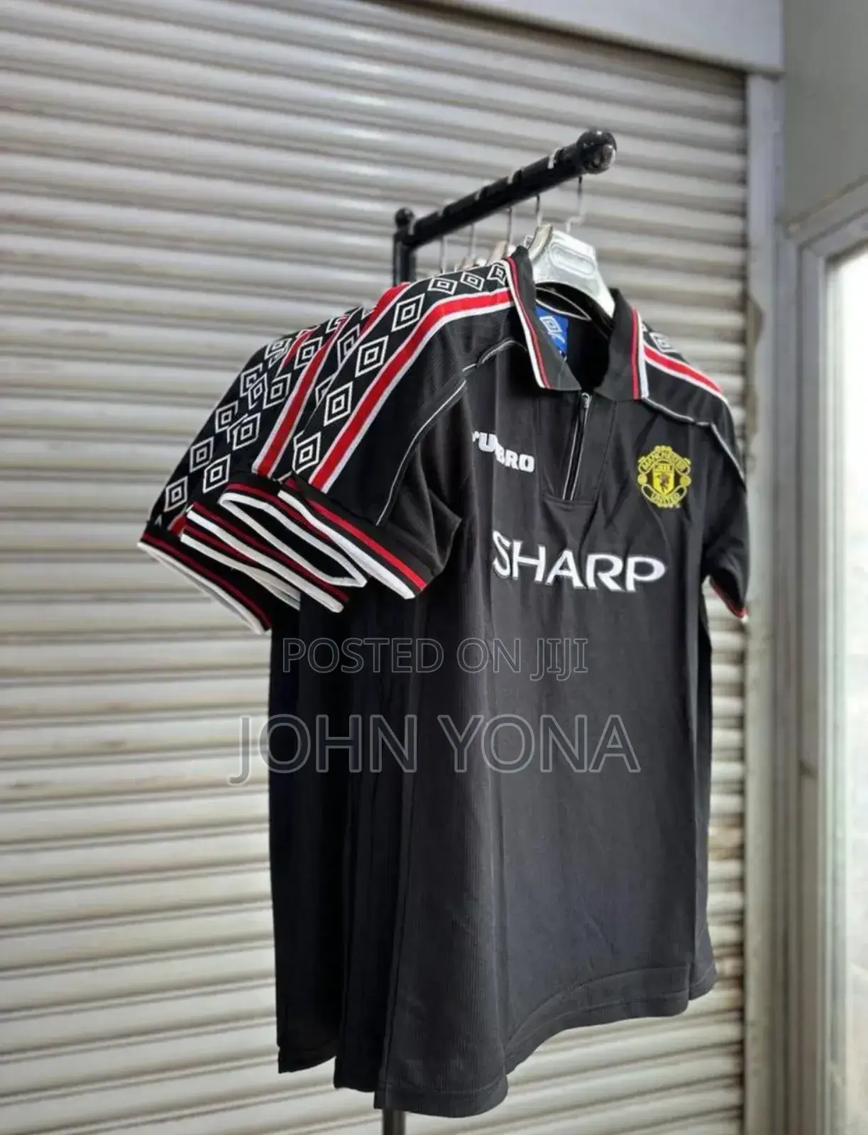 Manchester United Jersey 1998/99 Sharp Black