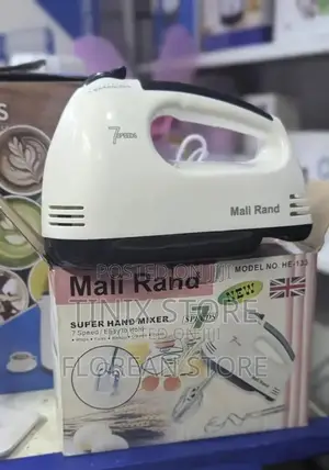 Electric Hand Mixer Blender, 7 Speeds.