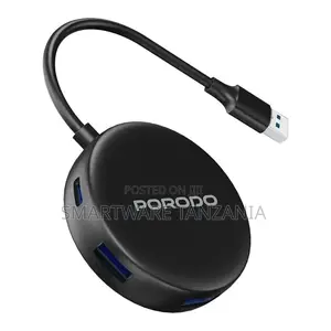 Porodo Usb 3.0 Multi-port Hub - Black