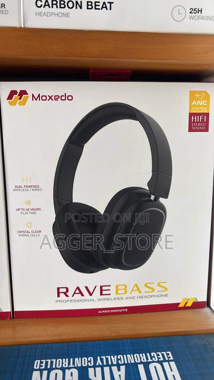 Moxedo Ravebass Anc Headphone