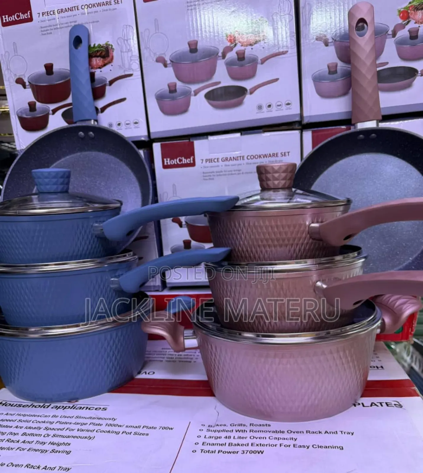 Sufuria Za Nonstick Zinapika Majiko Yote 4pcs