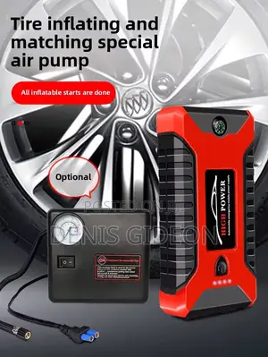 Emergency Car Jumper Stater With Air Compressor