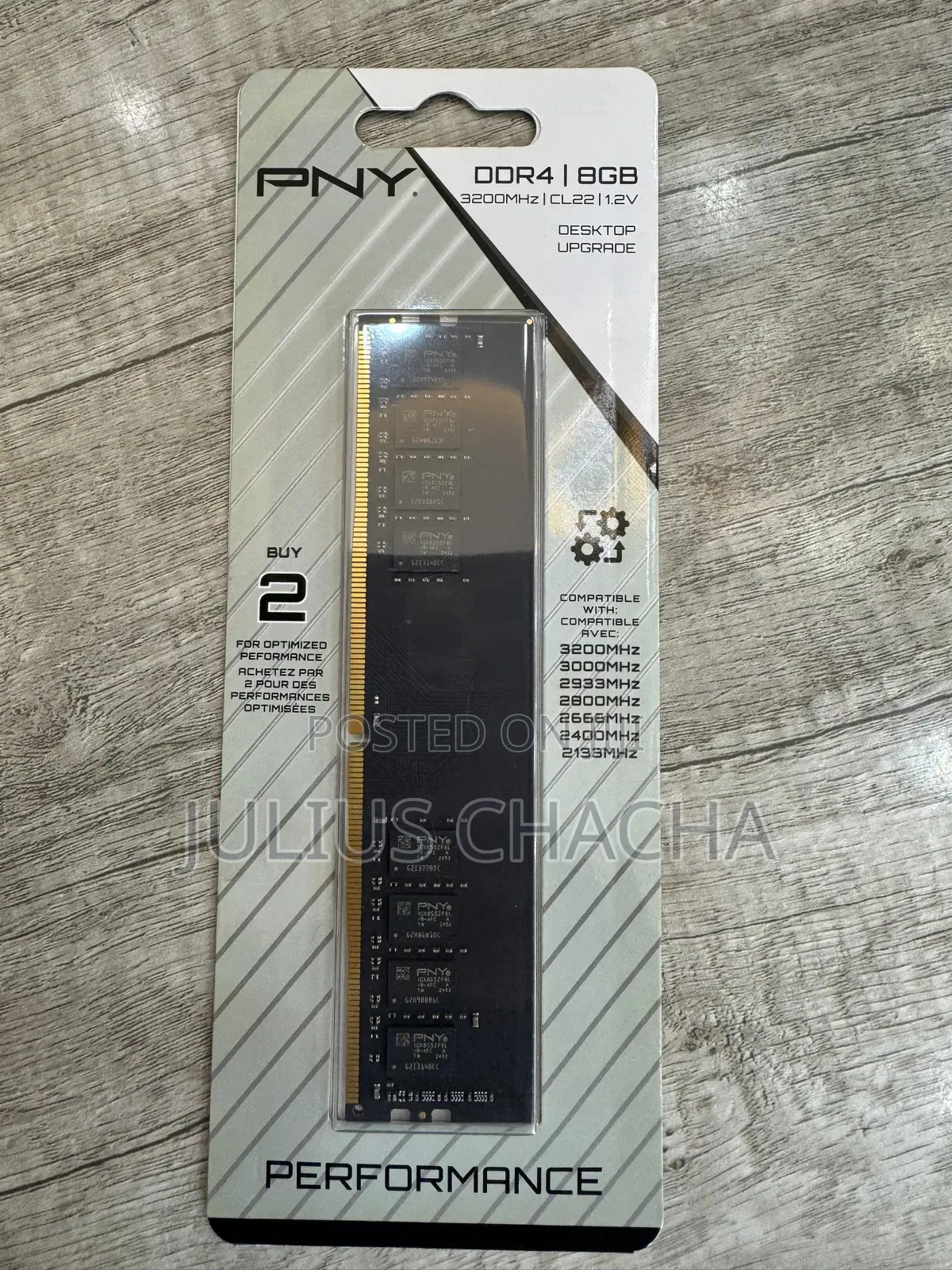 Pny Ddr4 8gb