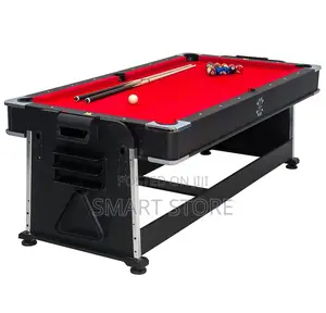 New 4-in-1- 7ft Games Pool Air Hockey Table