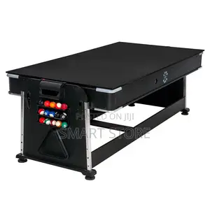 New 4-in-1- 7ft Games Pool Air Hockey Table