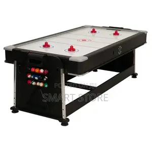 New 4-in-1- 7ft Games Pool Air Hockey Table