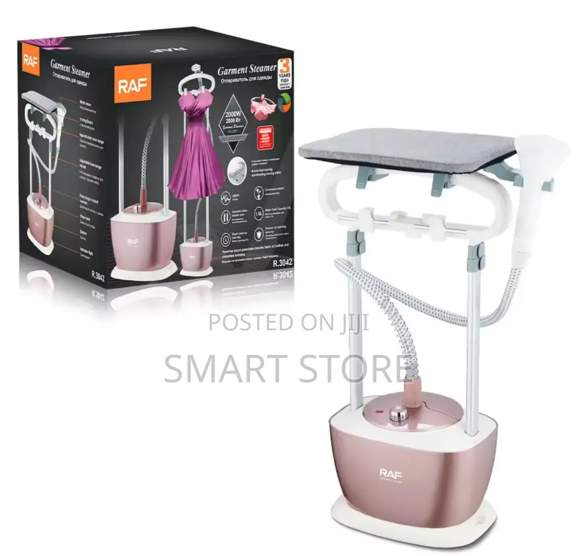 Garment Steamer With Ironing Board – 2000w, 220-240v