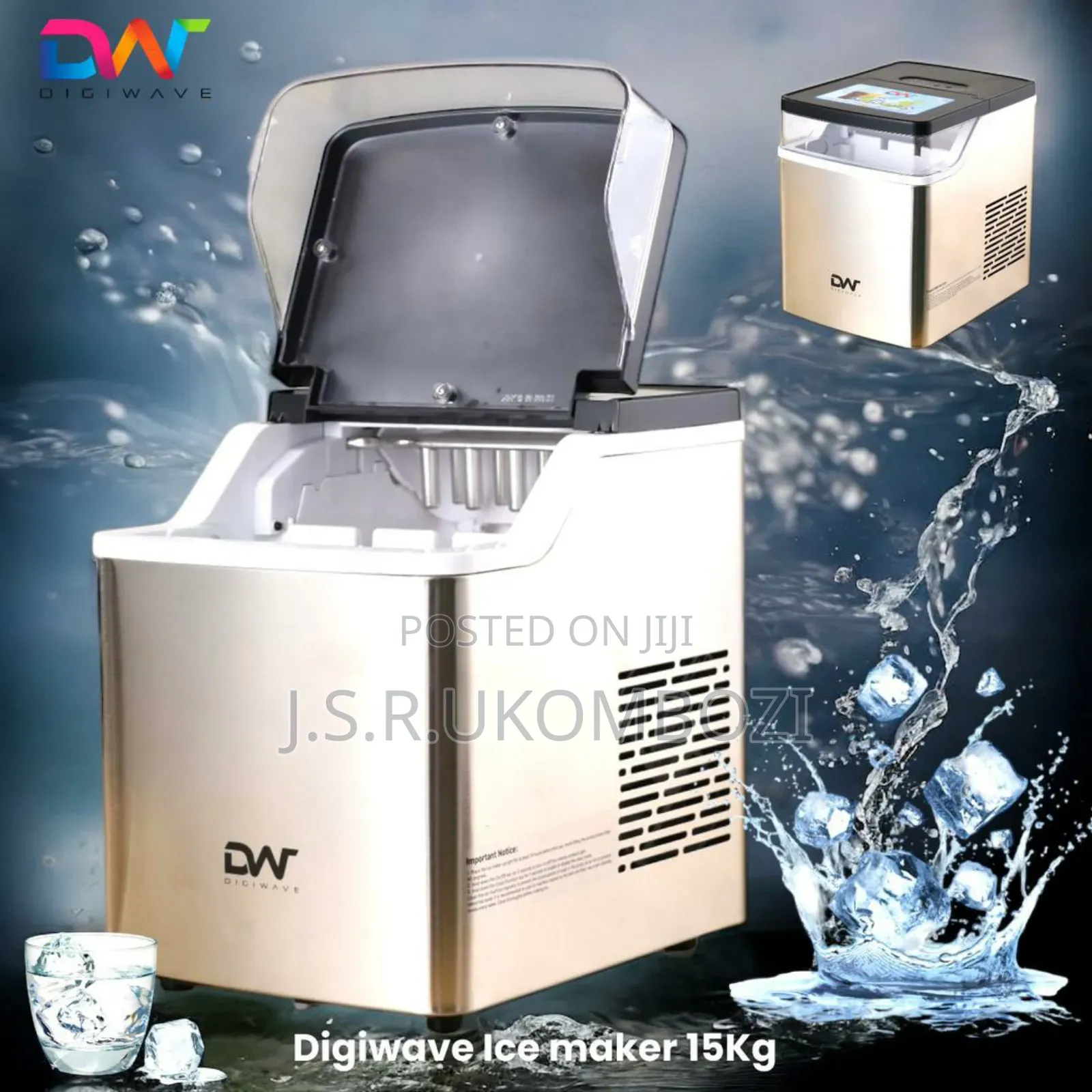 *Digiwave Ice Maker 15kg