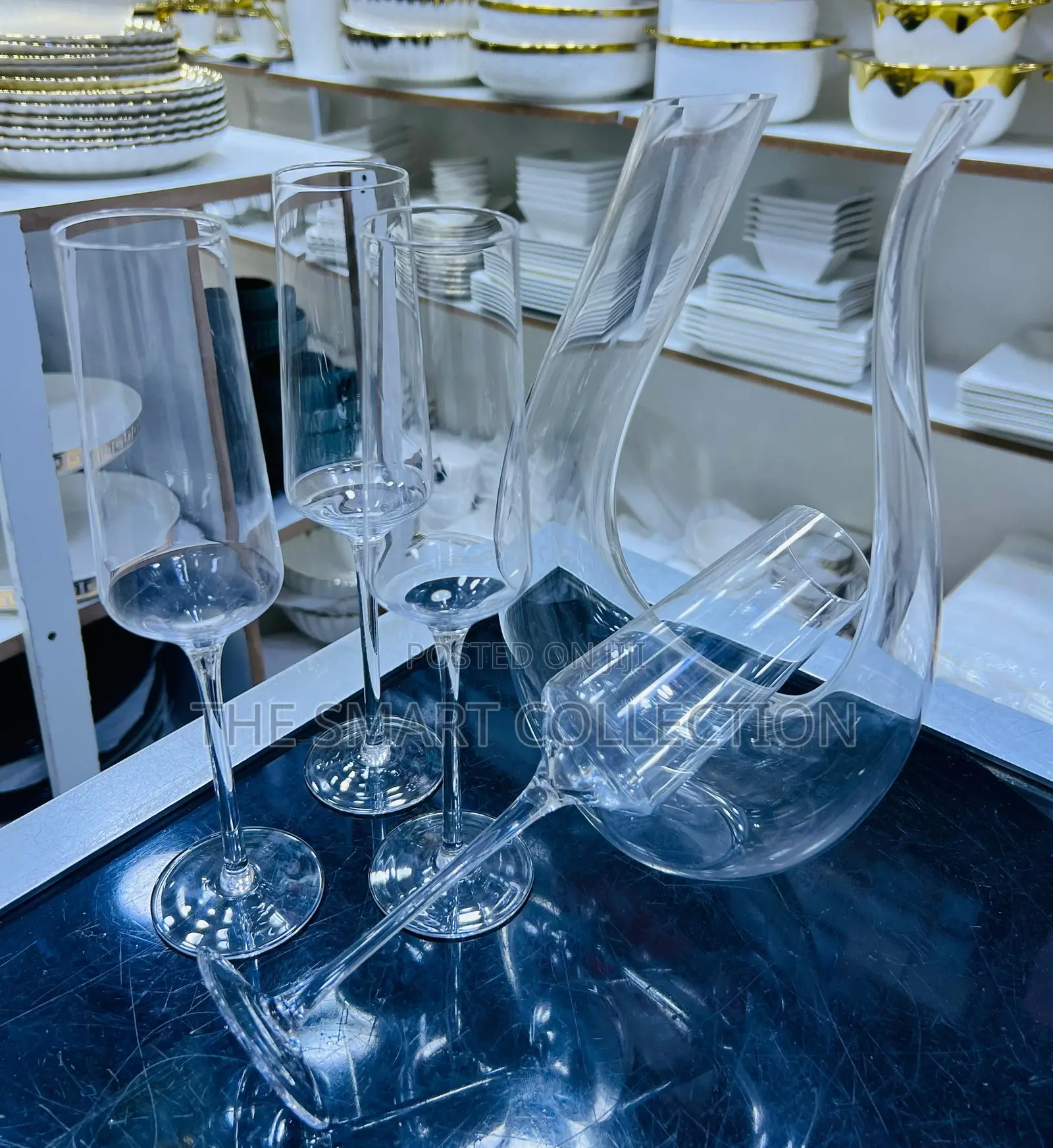 Dicenter and 6 Glass