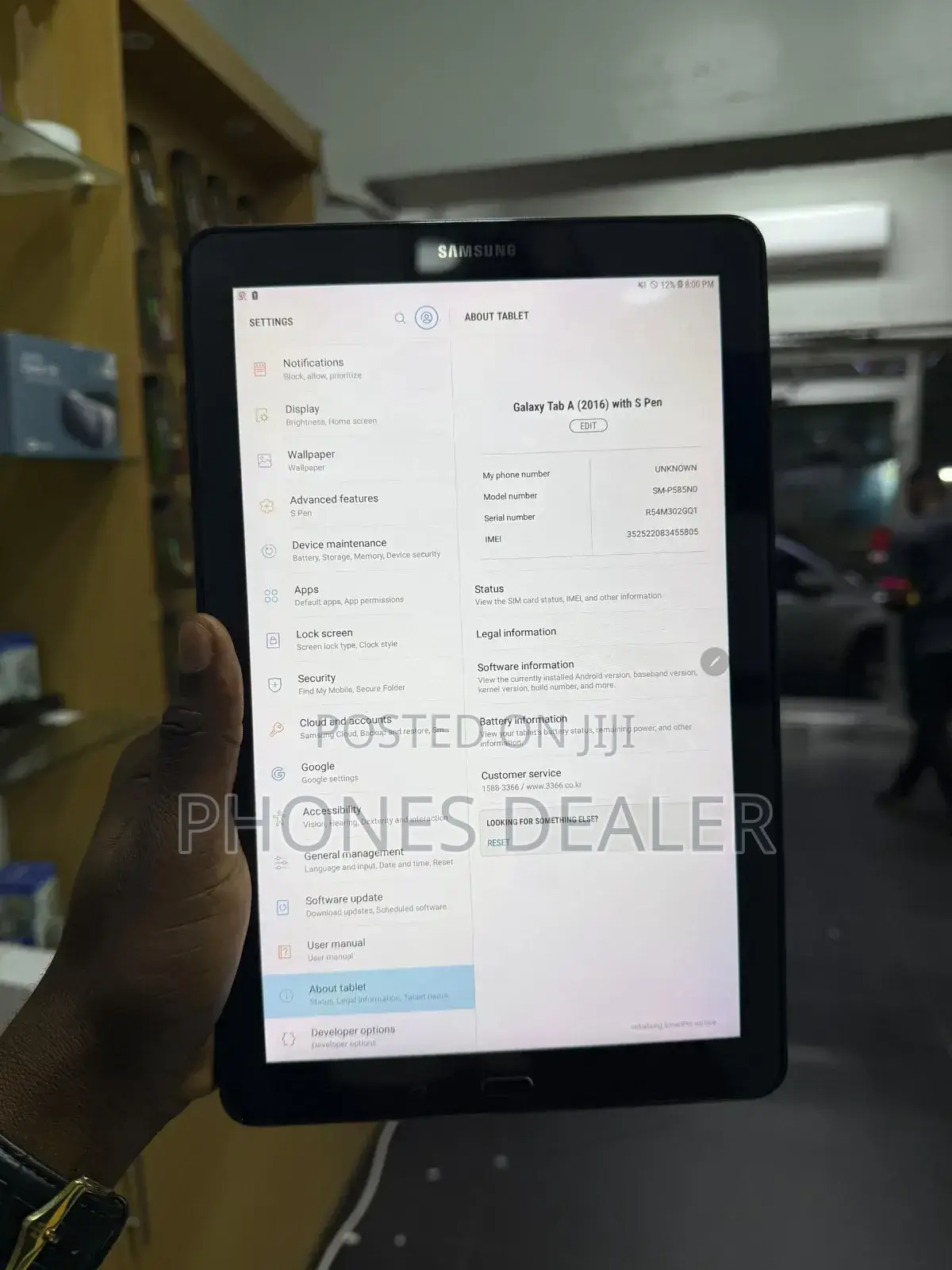 Samsung Galaxy Tab A 10.1 & S Pen (2016) 32 GB Black
