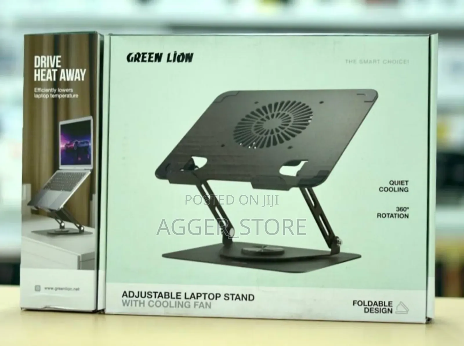 Greenlion Adjustable Laptop Stand With Cooling Fan