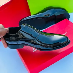 Men's Moccasin Shoes With Nicely Shinning or Shiny Plain Surface