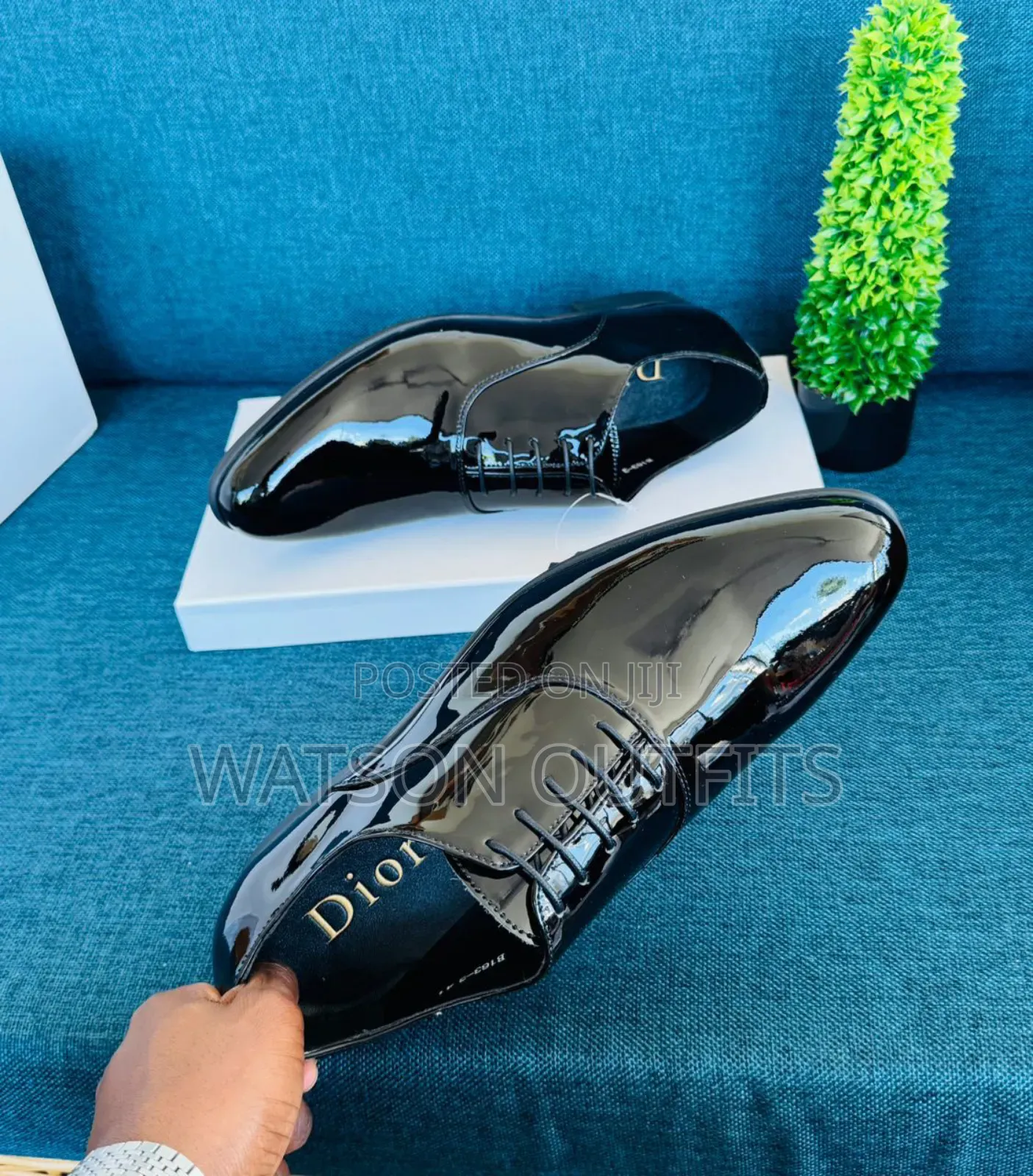 Men's Moccasin Shoes With Nicely Shinning or Shiny Plain Surface