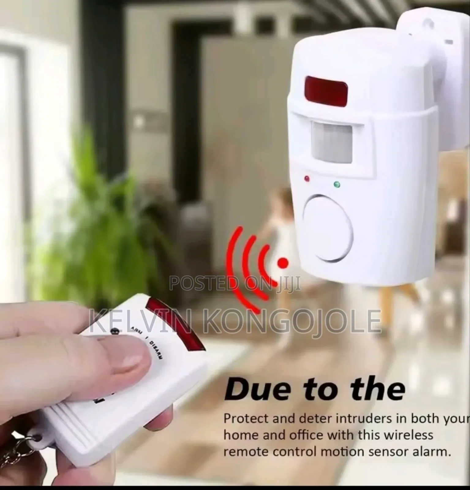 Min Security Alarm With Remote Control
