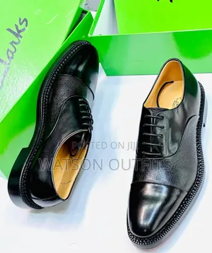 Viatu Very Very Official Vya Ngozi Kwa Wanaume or Men's Mocca Shoes