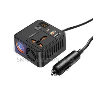 Porodo Universal Ac Power Inverter - Black
