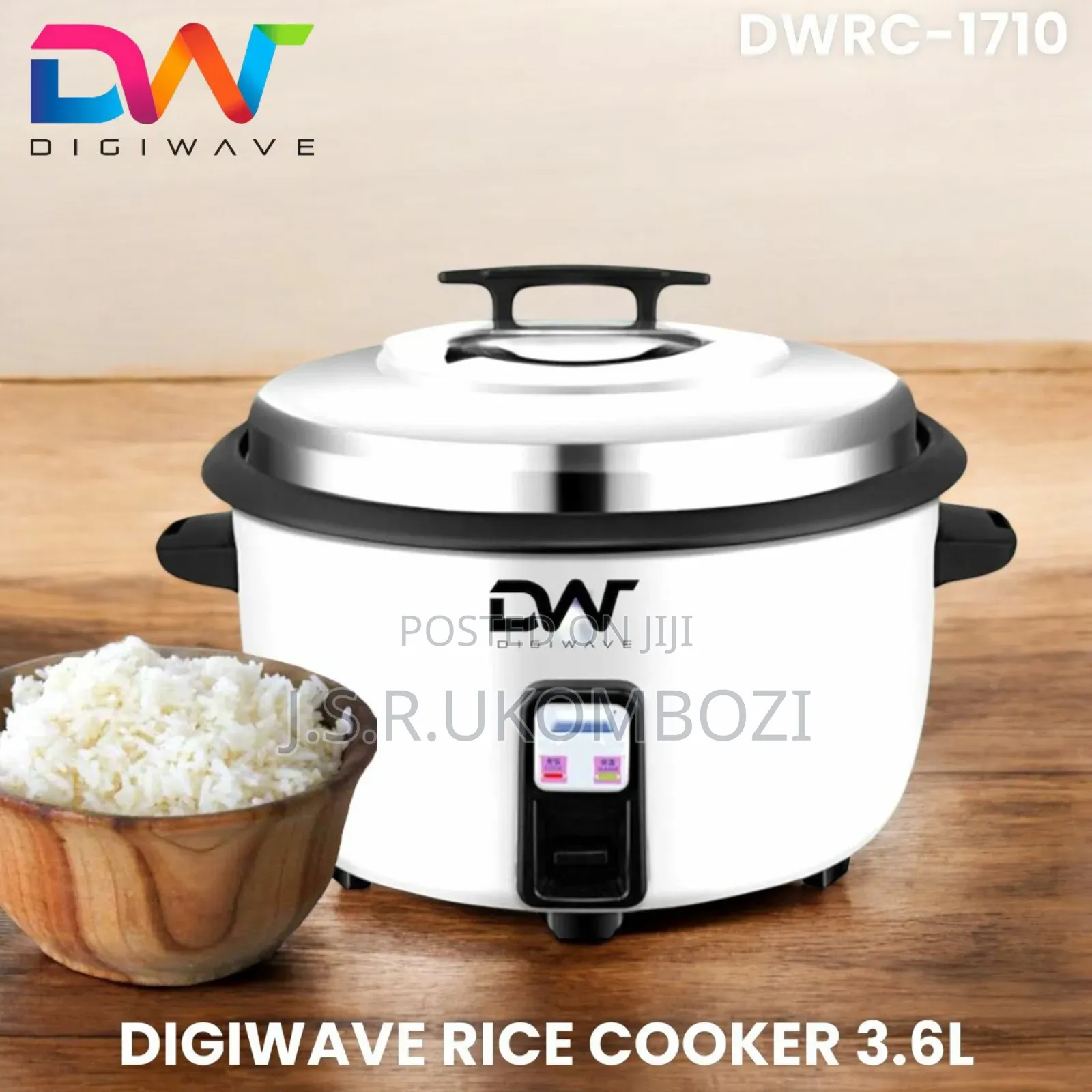 *Digiwave Rice Cooker 3.6l Cooker