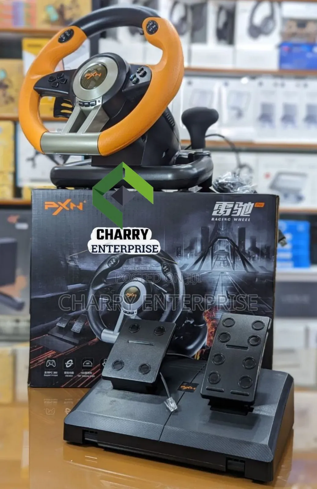 Pxn Driving Wheel (Steering or Racing Wheel) 
*Automatic Set