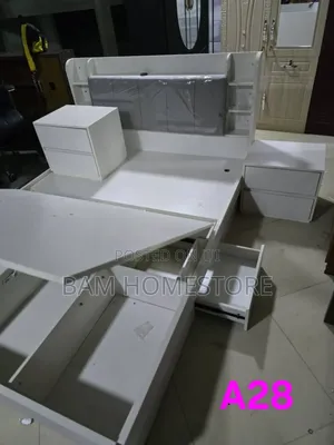 Modern Bed With Side Table (5*6 and 6*6)
