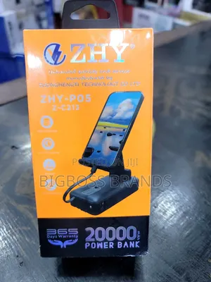 Zhy Power Bank 20000 Mah [Ina Phone Stand]