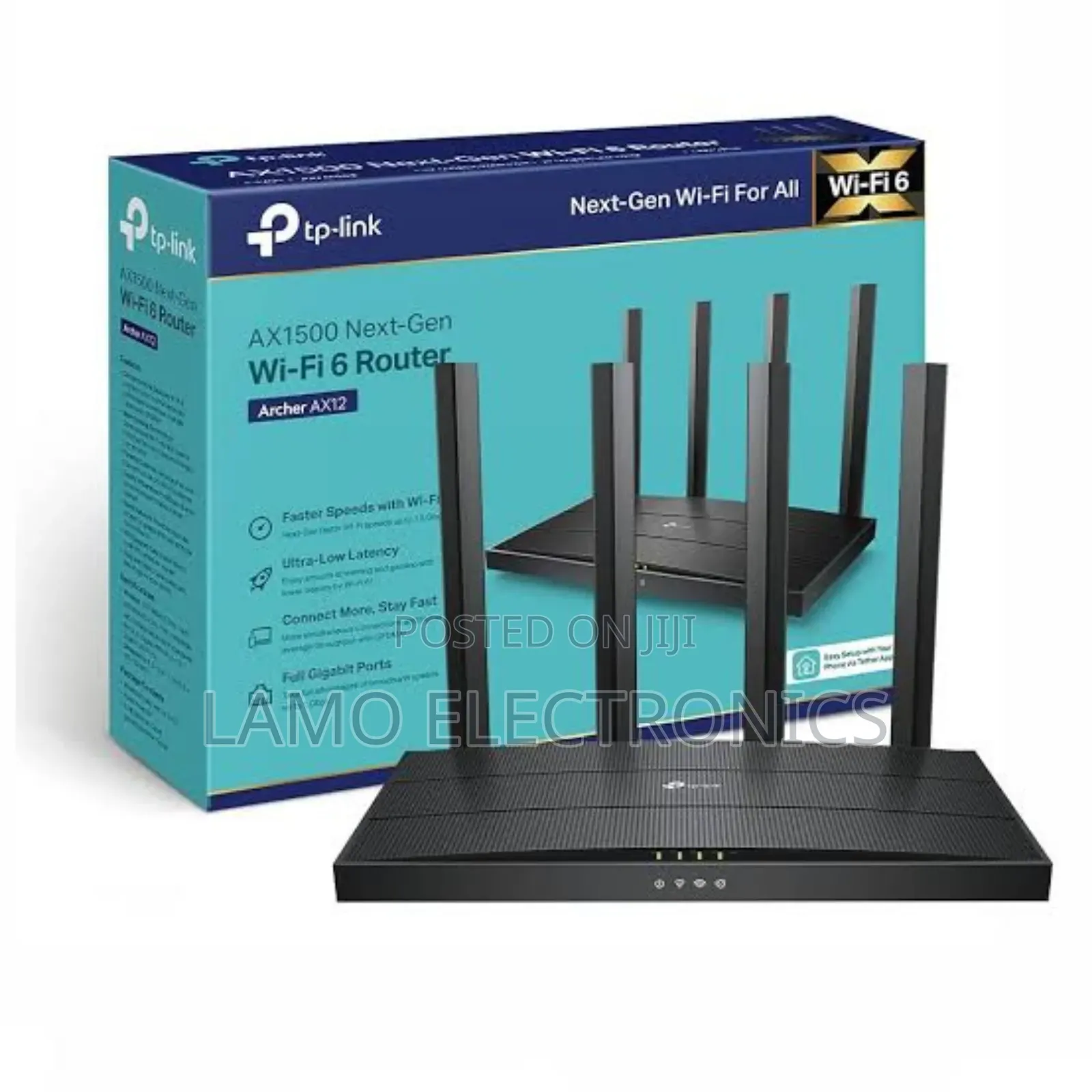 Tp-Link Archer Ax12 Next- Gen Wi-Fi 6 Ax1500mbps Router