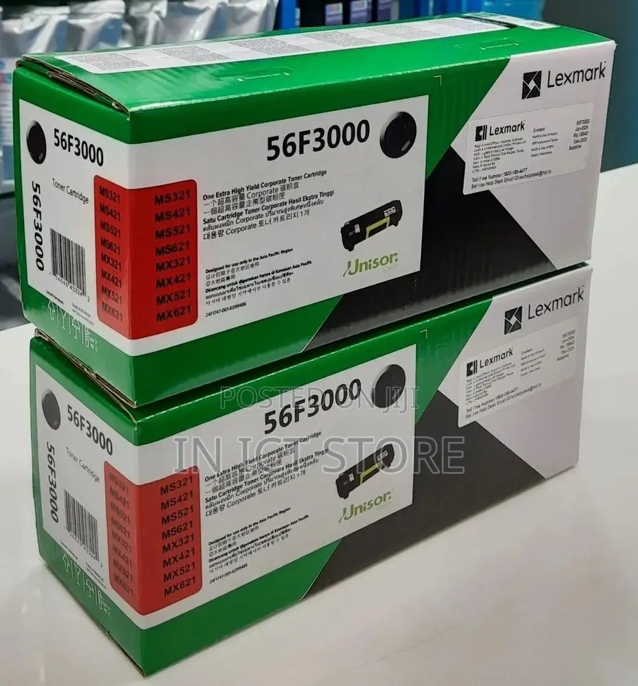 Lexmark-Black Toner Cartridge LRP Ms321,Ms431, Ms521, Ms621