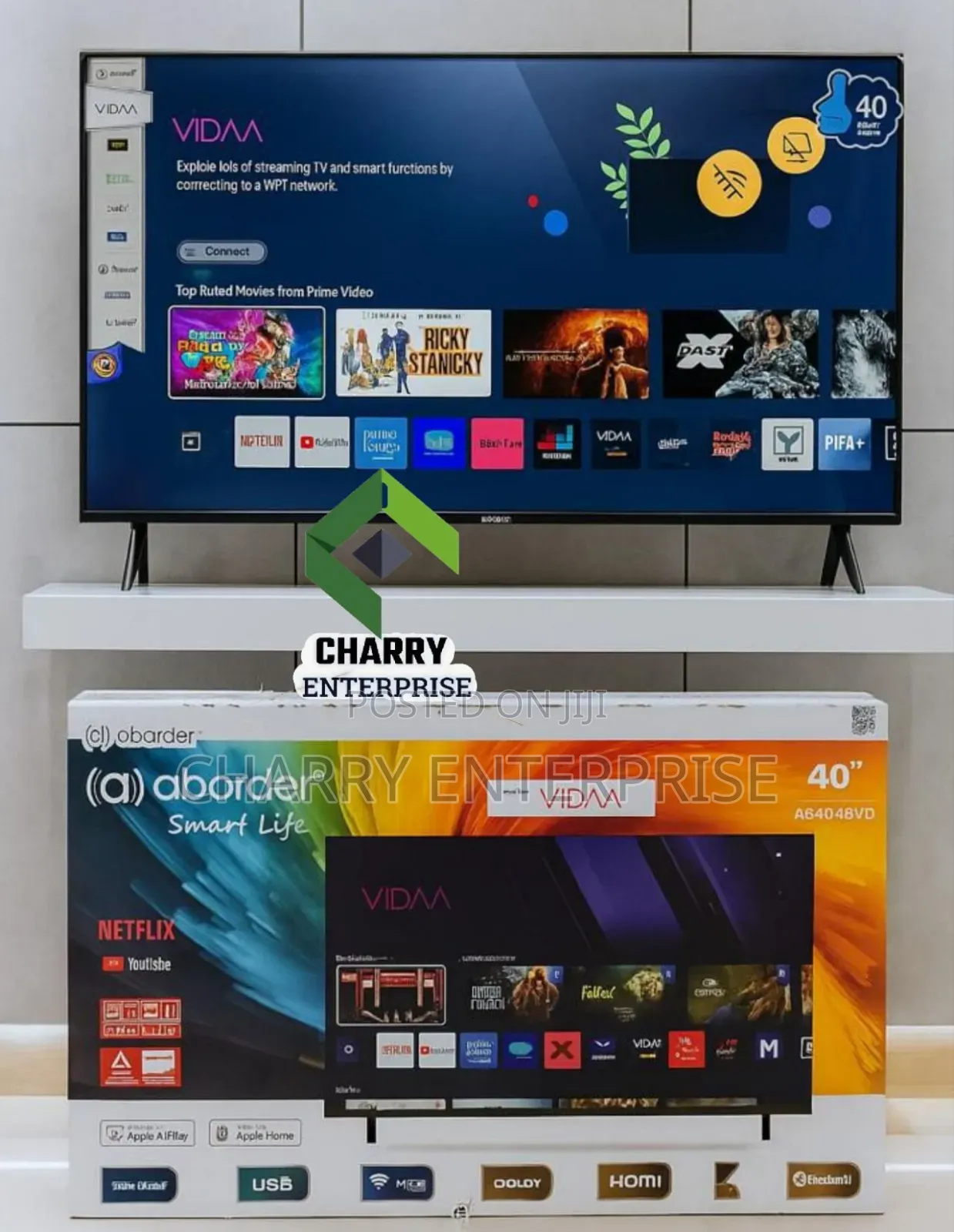 Aborder Smart Vidaa Os Tv 40 Inch