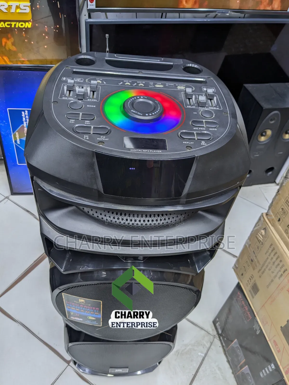 Heavy Duty Powerful Rechargeable Rich Sound Professional Speaker