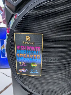 Heavy Duty Powerful Rechargeable Rich Sound Professional Speaker