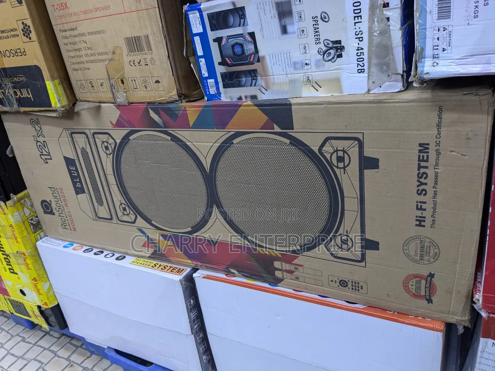 Heavy Duty Powerful Rechargeable Rich Sound Professional Speaker