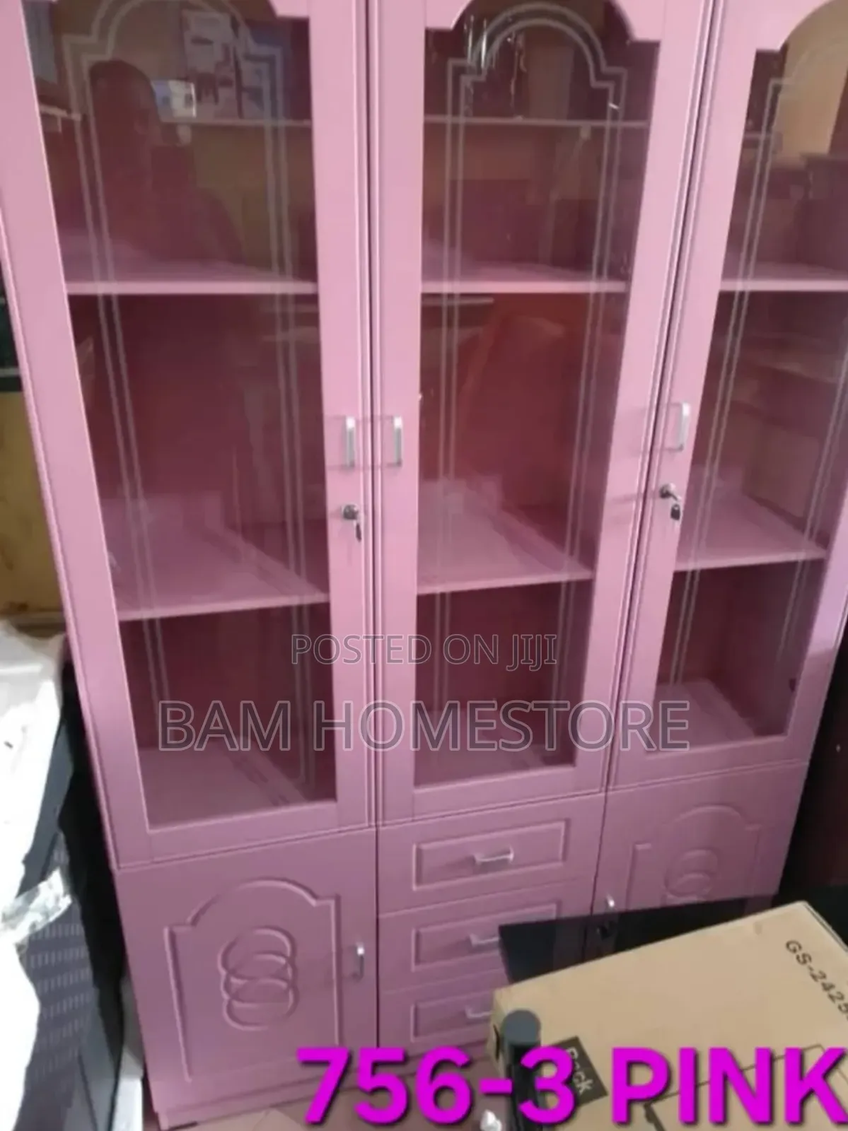 Kabati La Mbao Smooth 3 Doors( Imported)