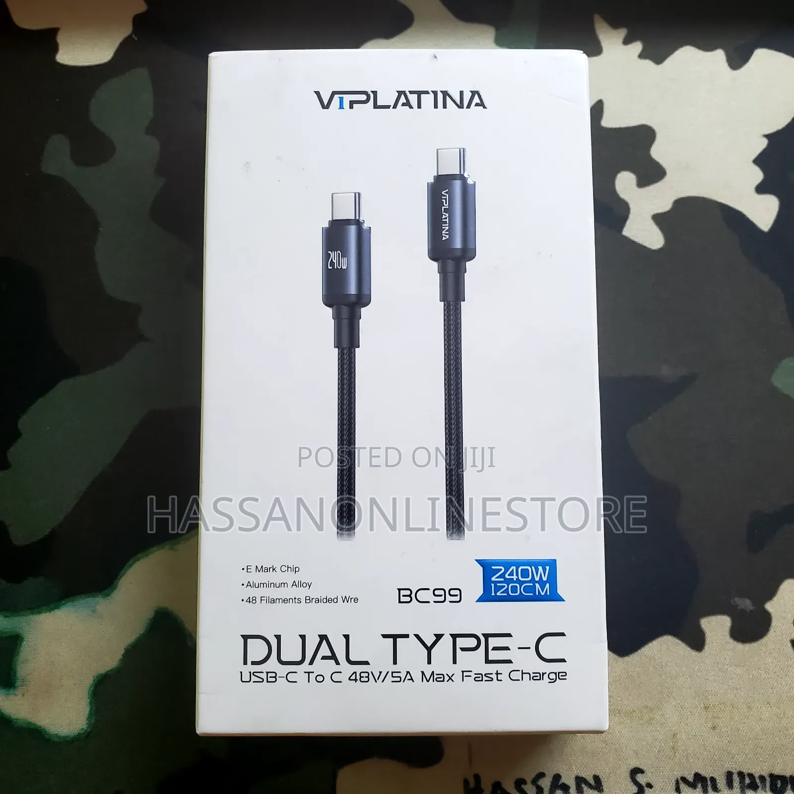 Violating 240w Dual Type-C 48v/5a Max Fast Charge 1.2m