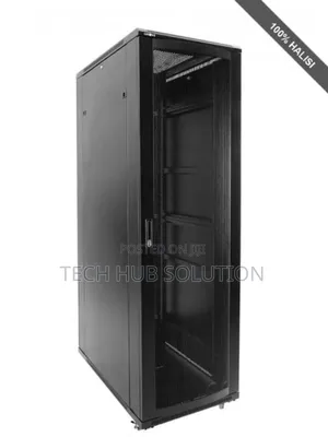 Evi Cabinet 42u 1 X 6 Way Pdu, 3 Shelfs 4 Fans Included