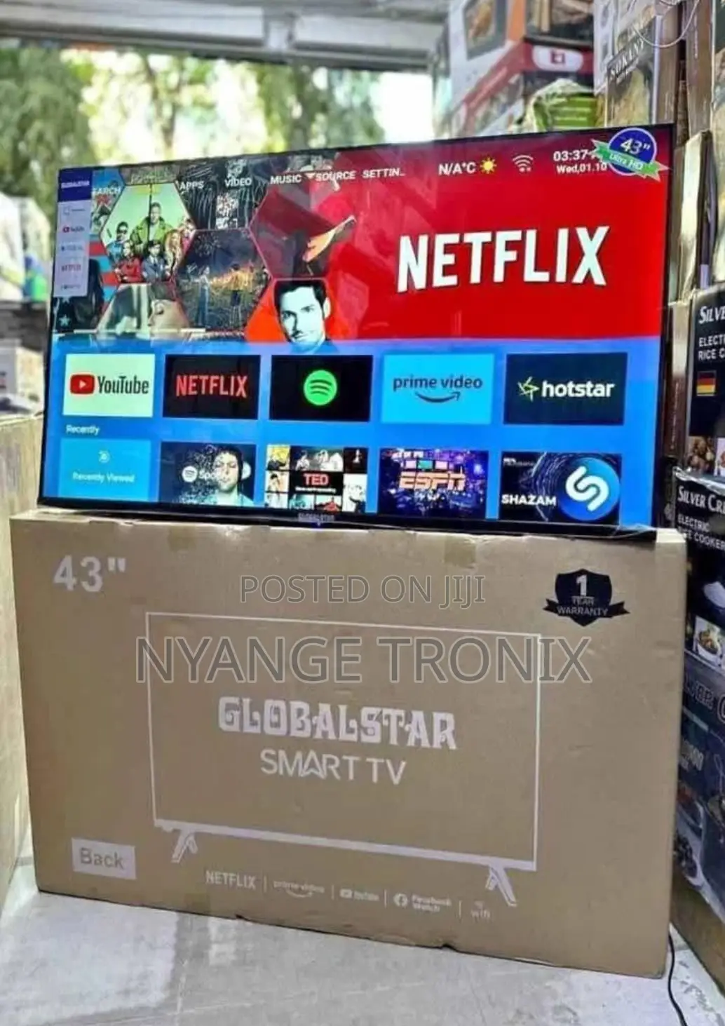 Globalstar Smart Tv 43 Inches