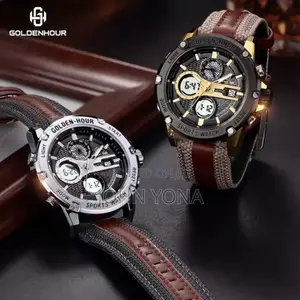 Golden Hour Watch Fabric Belt