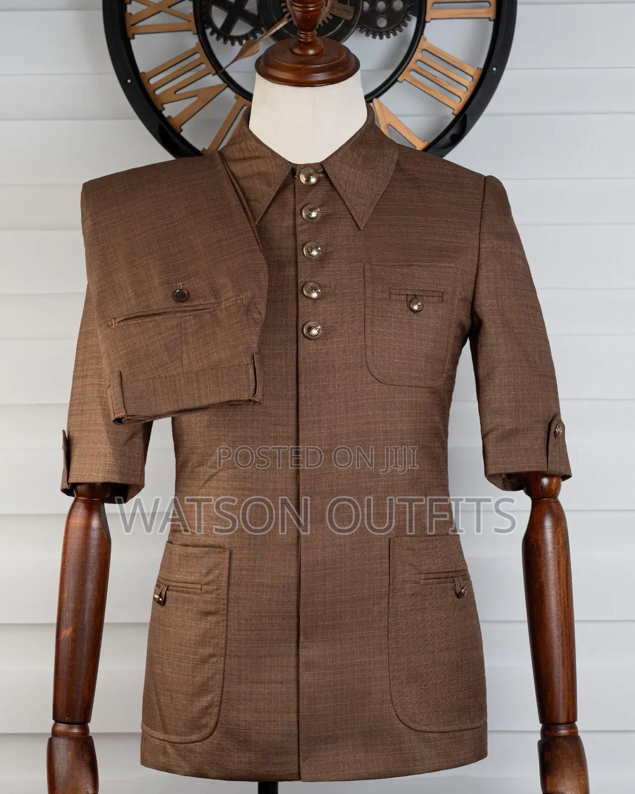 Safari Suits or Kaunda Suti Very Very Smart
