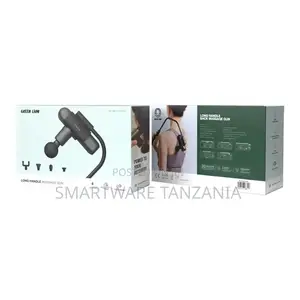 Green Lion Long Handle Massage Gun - Black