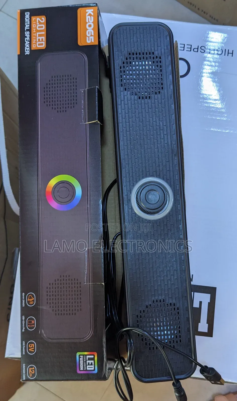 Led 2.0 Lighting Usb Digital Speaker