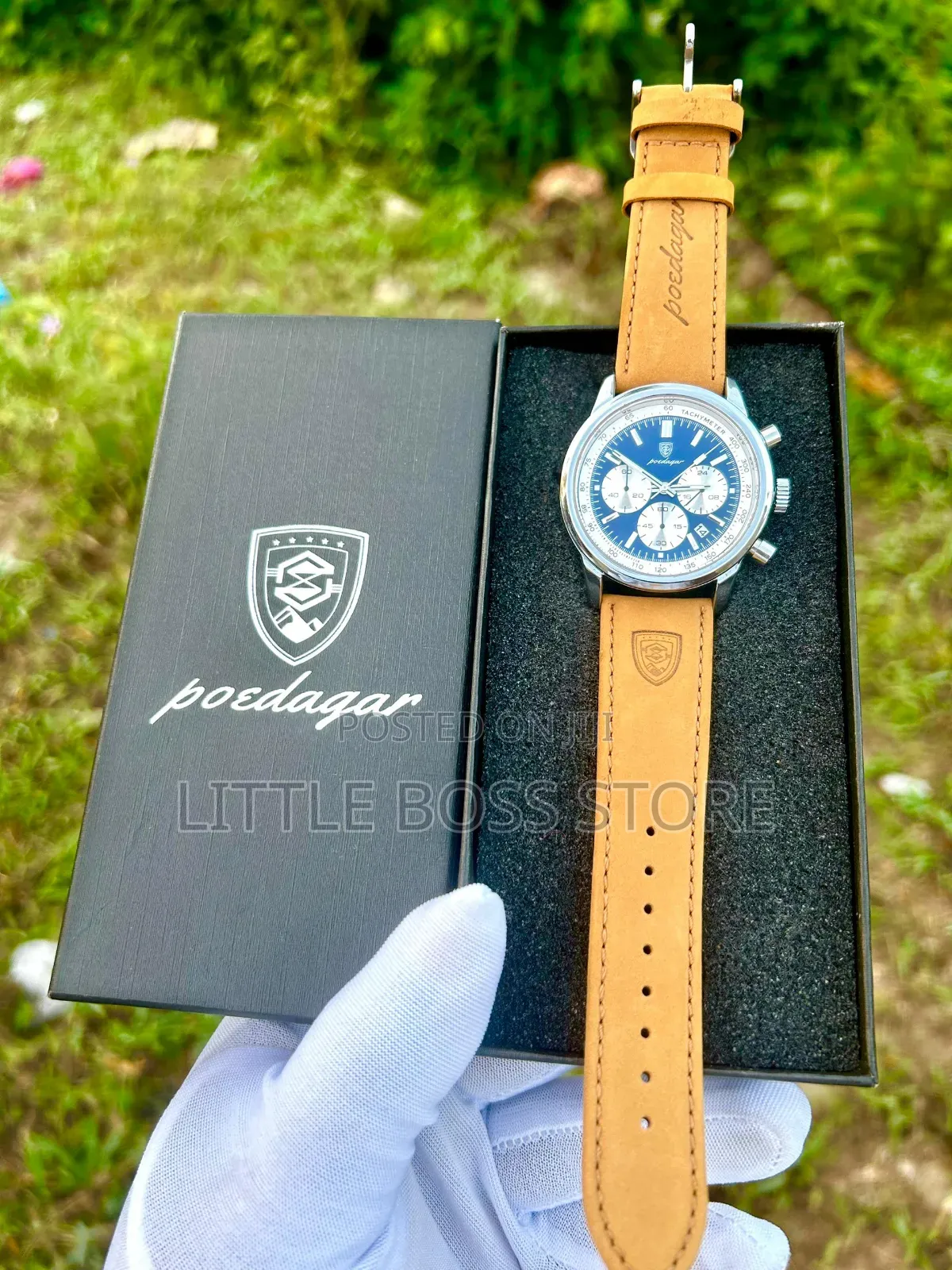 Poedagar Watch ( Yenye Mikanda Ya Ngozi)