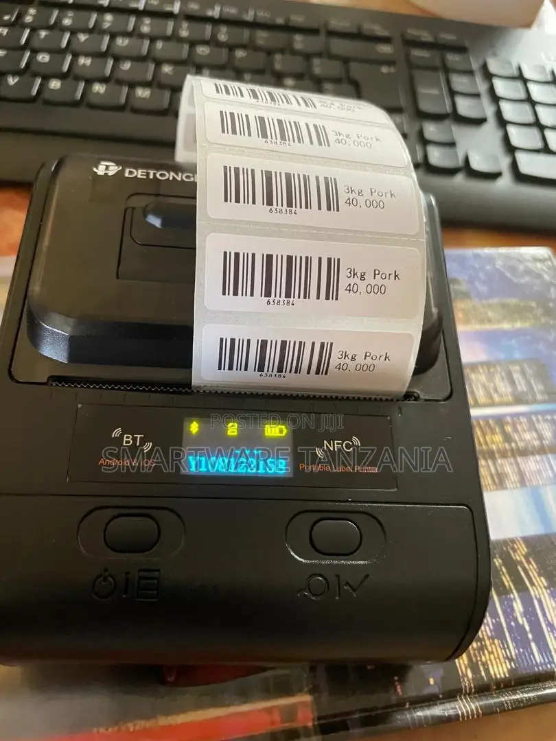 Detonger Portable Bluetooth Thermal Label Maker Thermal Label Printer