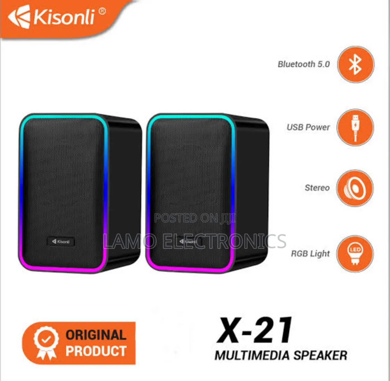 Kisonli X21 Usb, Bluetooth, Aux Speaker
