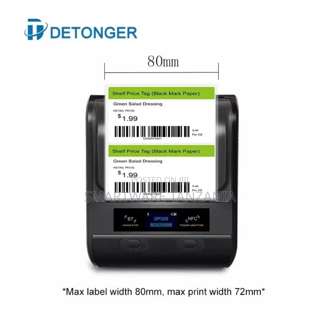 Bluetooth Label Maker Machine Inkless Labeler for Home, School, Office