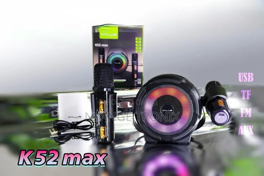 Calus Wireless Karaoke Speaker With Microphones Max*
