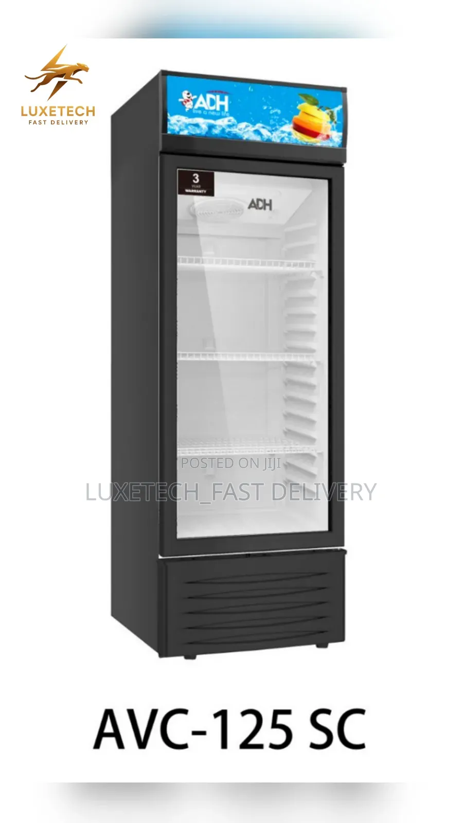 Adh Showcase Display Fridge 290l