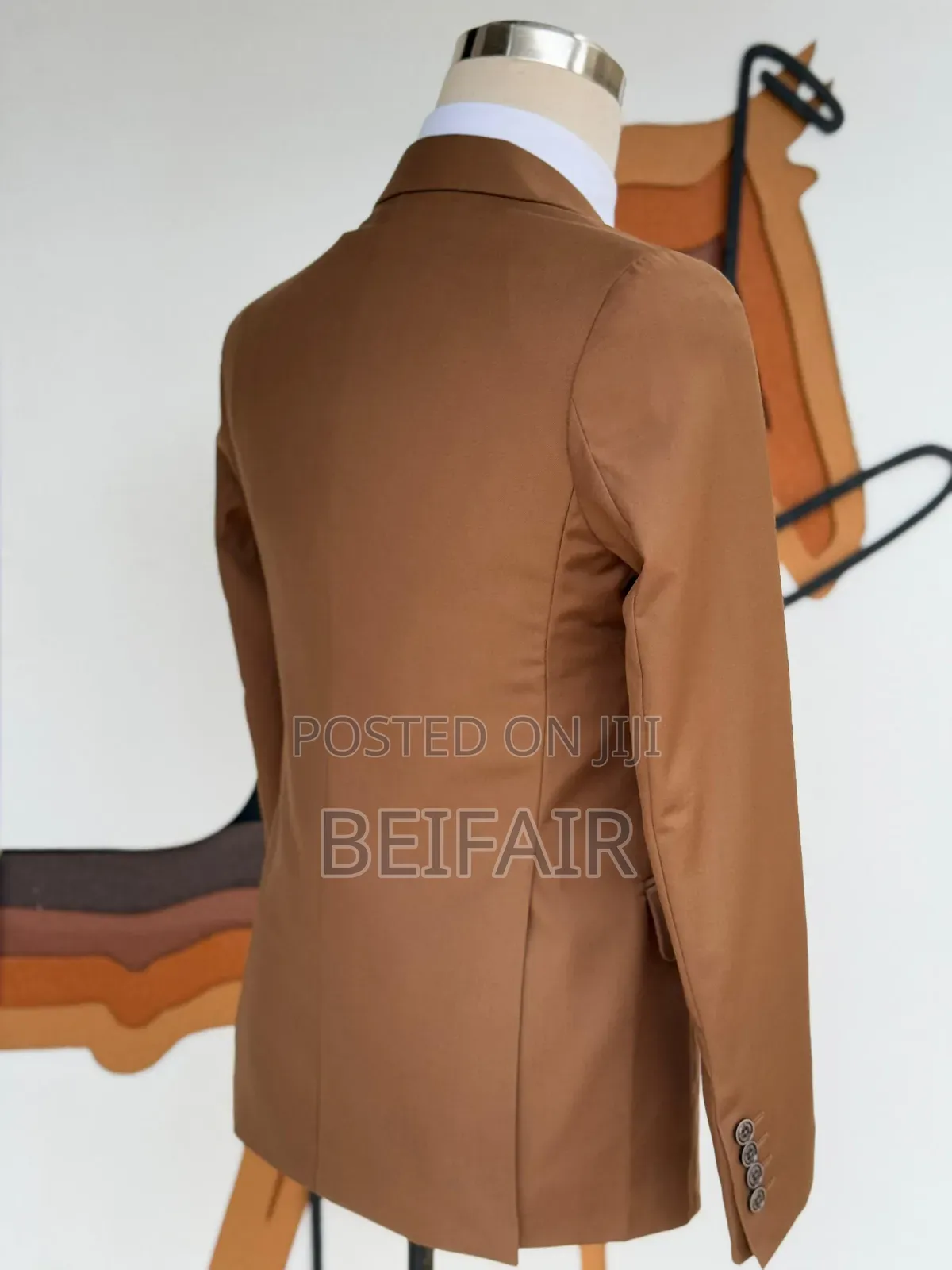 Brown Plain Suit